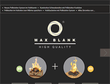 Tablet Screenshot of maxblank.com